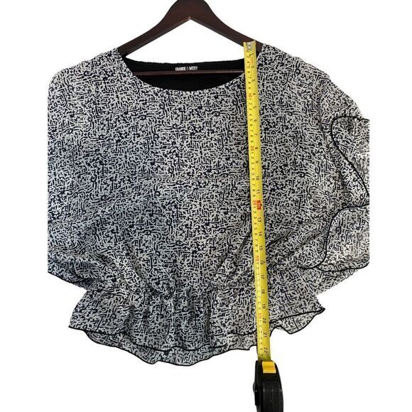FRANKIE and Missy Sheer Butterfly Sleeve Top - Picture 7 of 7